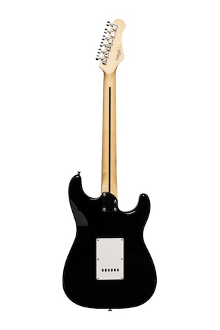 Stagg Solak Elektro Gitar Siyah Ses-30blk Lh