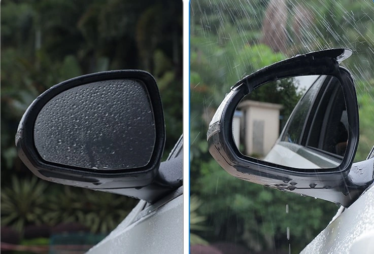 Araba Ayna Yağmur Koruyucu Siper Karbon Desenli 4490