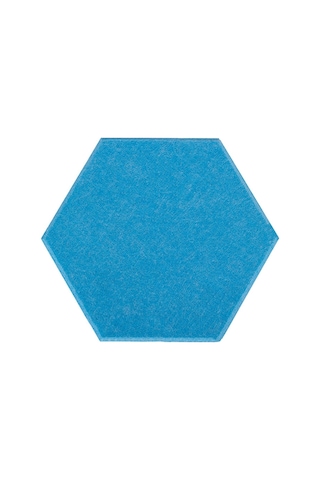 Sones Polyester Elyaf Duvar Dekorasyonu Ses Yalıtımı Pamuklu Ses Emici Levha, Stil: Yapıştırıcısız Lake Blue