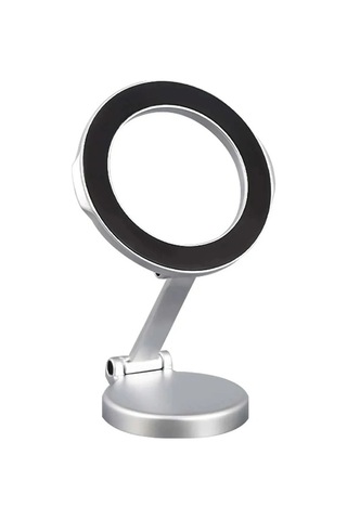 Createtech Araba Manyetik Katlanır Telefon Dağı Tutucu 360 Derece Dönüş Silver -, -