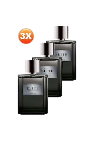 Avon Elite Gentleman in Black Erkek Parfüm EDT 3 x 75 ML