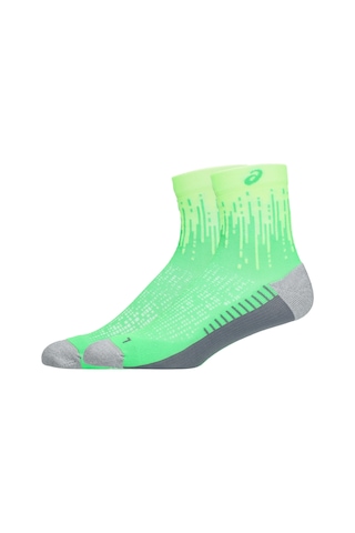 Asics Performance Run Sock Quarter Unisex Parrot Green/pure Silver 3013b349-300