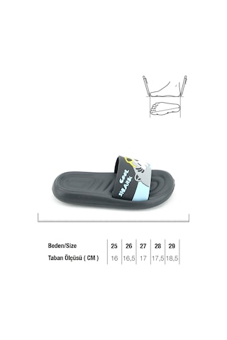Gezer Yazlık Erkek Çocuk Eva Terlik Gt5ype.15536.00.010.2n Siyah