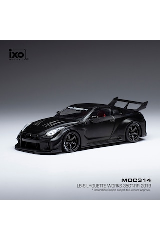 1:43 Ölçek Ixo 2019 Nissan 35 Gt-rr Lb-silhouette Works Gt Basis Diecast Metal Minyatür Model Araba 10cm