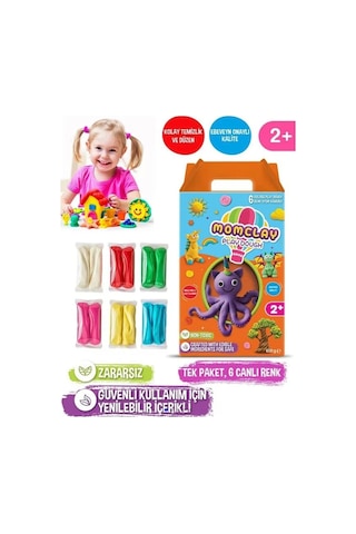 Smarta Momclay 6 Renk Oyun Hamuru Seti Karışık