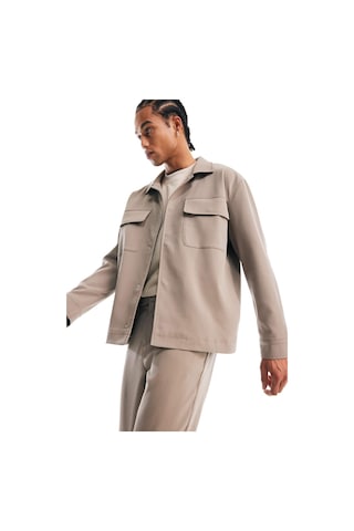 DeFacto Relax Fit Polo Yaka Çıtçıtlı Cepli Gömlek Ceket D7281AX25SPKH400