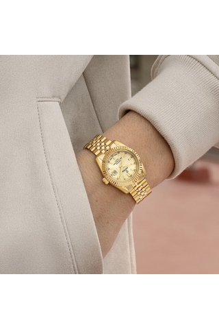 Festına Swıss F20089/2 Kadın Kol Saati Altın
