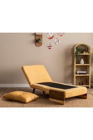 Pafu Cosmo Tekli Katlanır Yataklı Koltuk - Soho Hardal Hardal