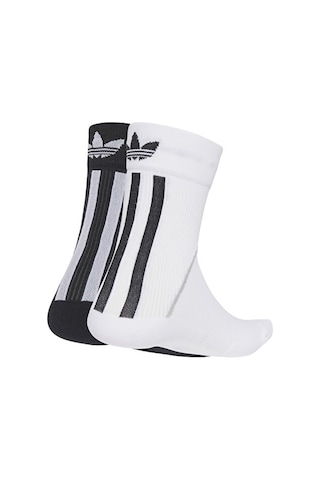 Adidas Tecky Crew S 2p Çorap 2 Çift Jx5215 Beyaz Beyaz