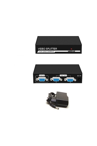 Aghbilgisayar Vga Çoklayıcı Vga Splitter 2 Port Vga Video Splitter 1 In 2 Out