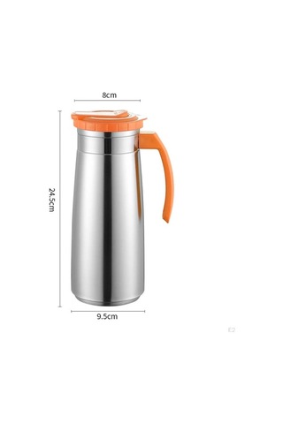 Novahub Soğuk Su Isıtıcısı Mavi Paslanmaz Çelik Sürahi 1.3l Kapaklı Çaydanlık