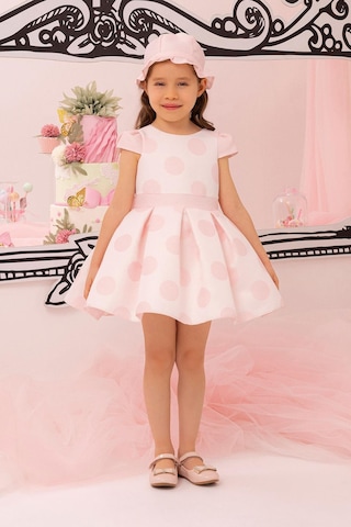Pamina Kids Pamina Kız Bebek Elbise 34233pr Pembe