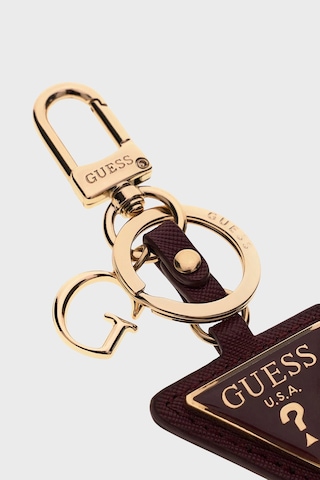 Guess Gilda Logolu Anahtarlık Rw7570p6301 Kadın Anahtarlık Rw7570 P6301 Bur Bordo