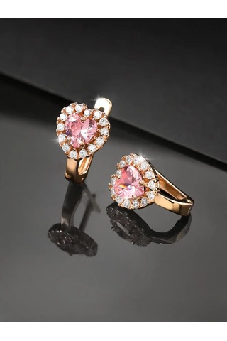 Gold Plaza Jewelry Çocuk Küpeleri Gümüş 925 Kalp Şekili 143369834 Altın