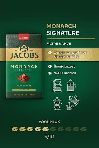 Jacobs Monarch Filtre Kahve 500 Gr X 2 Adet PKT.JACOBS.017 Filtre