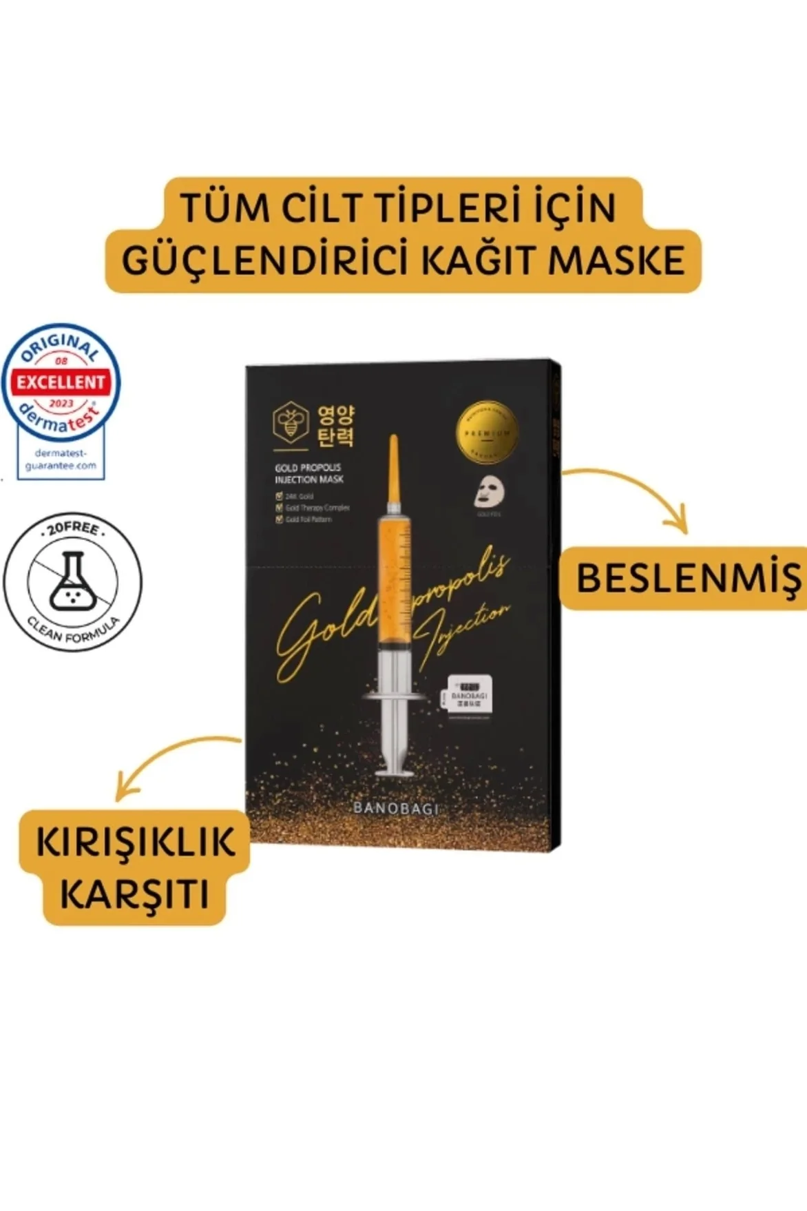 Gold Propolis Booster Mask Yüz Maskesi
