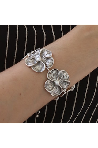 Primerocollection Gümüş Kaplama Bileklik N11.67960 Gri