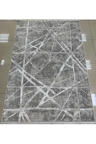 Padişah Halı Evidence 75321 095 Serisi Viskon Akrilik Salon Oturma Yatak Odası Halısı Gri