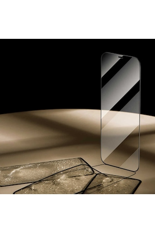 Benks Apple Uyumlu iPhone 12 Pro Benks KingKong Corning Glass Temperli Cam Ekran Koruyucu ZORE-216470 Şeffaf