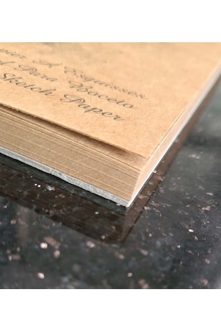 Kraft Kağıt A5 Eskiz Defteri 90 Gr. Spiralli 50 Yaprak Sketchbook