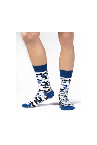 Ozzy Socks Camou Desenli Çorap Mavi