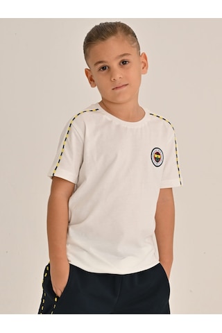 Fenerbahçe Çocuk Trıbun Basıc Tshırt BEYAZ