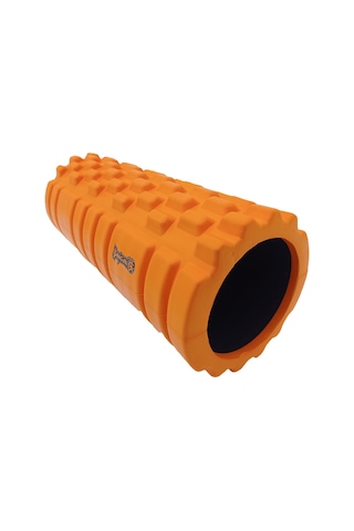 Dragon Kısa Foam Roller Tırtıklı - Masaj Köpüğü - Turuncu