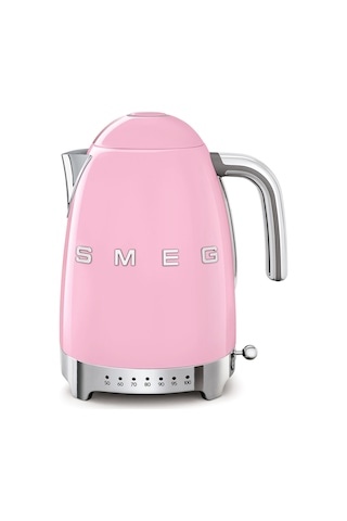 Smeg KLF04 1.7 LT Paslanmaz Çelik Su Isıtıcı Kettle Pembe