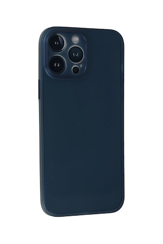 Newface - 301 - Apple iPhone Uyumlu 13 Pro Kılıf Pp Ultra İnce Kapak - Kmrsfres - - Mavi