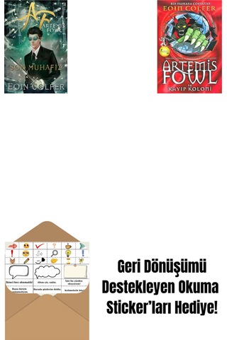 Artemis Fowl 8 - Son Muhafız + Artemis Fowl 5 - Kayıp Koloni + Okuma Sticker'ları