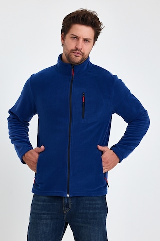 Monox Erkek Outdoor Fermuarlı Polar Ceket 001 Saks