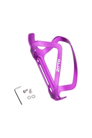 Ztto W316 Alüminyum Alaşımlı Bisiklet Şişe Tutucu Yol Bisikleti Su Şişesi Kafesi Braketi - Mor