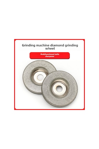 Konesam Çok Fonksiyonlu Taşlama Makinesi: Bıçak, Makas, Matkap Ucu Ve Cam Taşlama İçin Titanyum Kaplı Elmas Zımpara Diski 49mm, 180