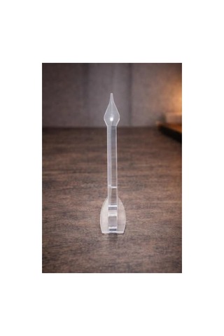 Masaüstü İçin Şeffaf Akrilik Saat Ve Takı Sergileme Standı 12 X 7,5 Cm 100 Adet