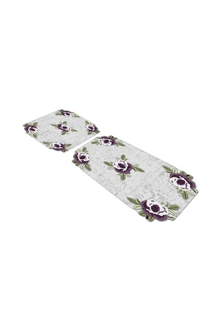 Alanur Orkide Lazer Kesim 2 Li Banyo Takimi St210fg413mr Mürdüm