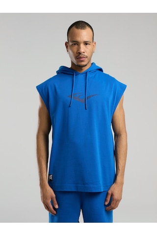 Everlast Ever Classics Oversize Koyu İndigo Erkek Kolsuz Sweatshirt Koyu İndigo