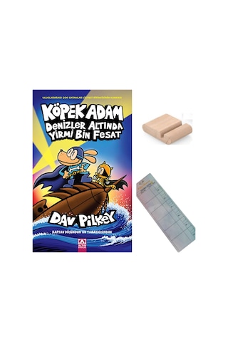 Köpek Adam 11 - Denizler Altında Yirmibin Fesat 8-12 Yaş Hikaye / + Tablet Tutucu+ Takip Ayracı