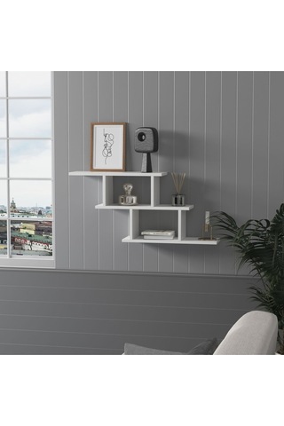 Funda Duvar Rafı Beyaz