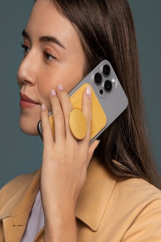 Telefon Modelleri Ile Uyumlu Kartlık Flixa Serisi Manyetik Stand Olma Popsocket Özelliği Grey