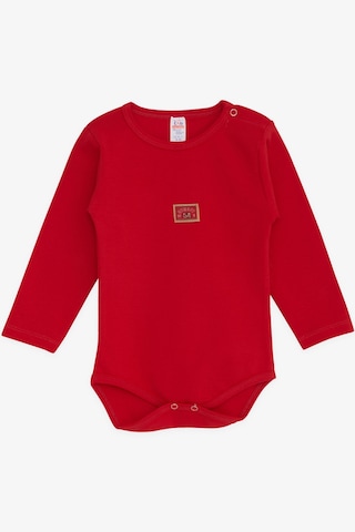 Breeze Erkek Bebek Çıtçıtlı Zıbın Body Yazı Baskılı 9 Ay-3 Yaş, Kırmızı