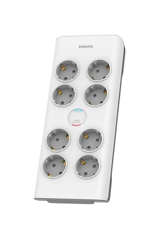 Phılıps Spn7080wa/62 8 Soket Akım Korumalı Priz 900 Joules 2mt Örgülü Kablo Beyaz 1923 Diğer