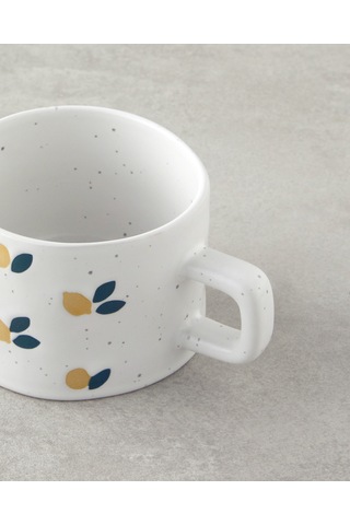 Lemon Garden Stoneware Kupa 280 Ml Sarı