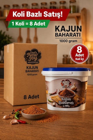 Kajun Baharatı 1000 G X 8 Adet - 1 Koli Koli Bazlı Avantaj Paketi