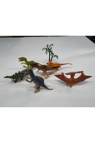 Plastik Oyuncak Dinozor Seti Dinozorlar 7 Parça Dinazor Hayvan Figürü