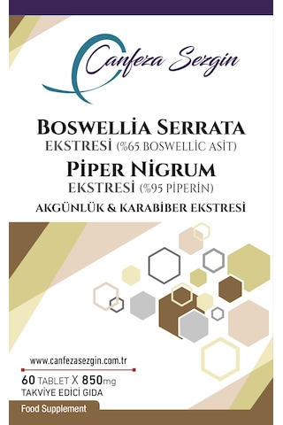 Canfeza Sezgin Boswellia Serrata Eki 60 Tablet