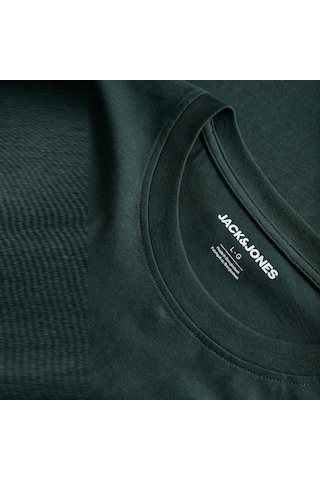Jack & Jones Erkek Logo Detayli Bisiklet Yaka Tisört - Rush - 12298424 Çok Renkli