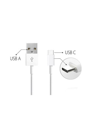 Foxconn Usb Type C Hızlı Şarj & Data Kablosu 1 M Beyaz
