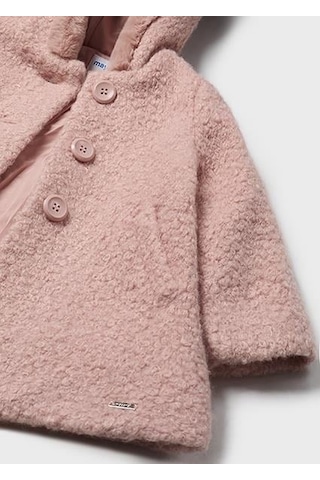 Andywawa Mayoral Kız Bebek Kürklü Mont Pembe 2478 Pembe