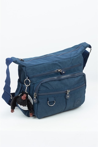 Krinkıl / Klinkır Su Geçirmez Kumaş Çok Gözlü Çapraz Kol Ve Omuz Postacı Çantası Lacivert 9507 Lacivert