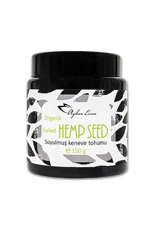 Ayhan Ercan Organik Hulled Hemp Seed Soyulmuş Kenevir Tohumu 150 G